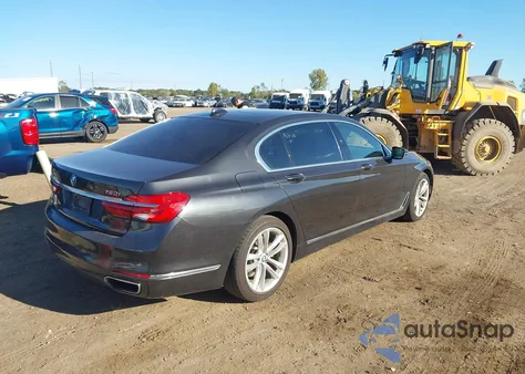 2016 BMW 750I xDrive from USA, damaged, VIN WBA7F2C5XGG420203